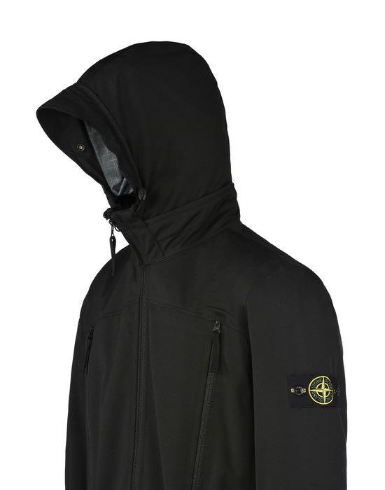 Stone island soft shell si check grid new arrivals