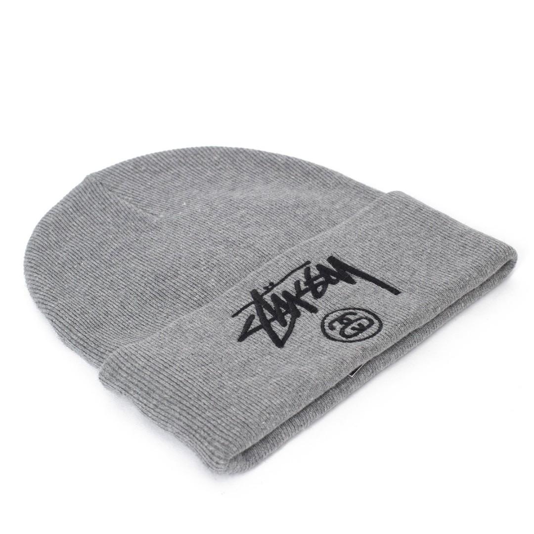 Stussy Grey Beanie, Men's Fashion