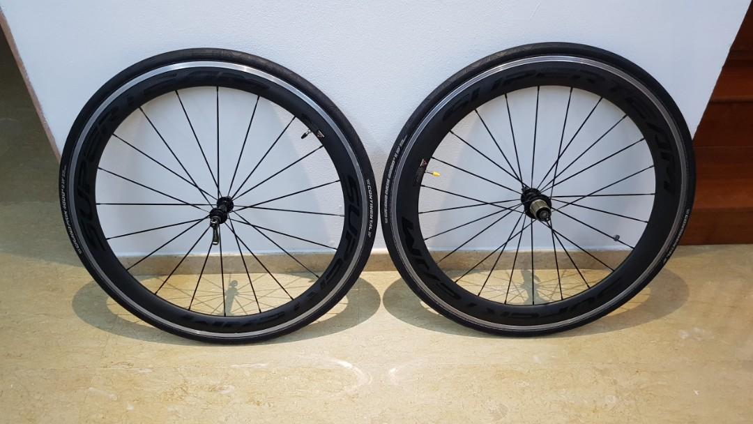 Carbon wheels with alloy hot sale brake track