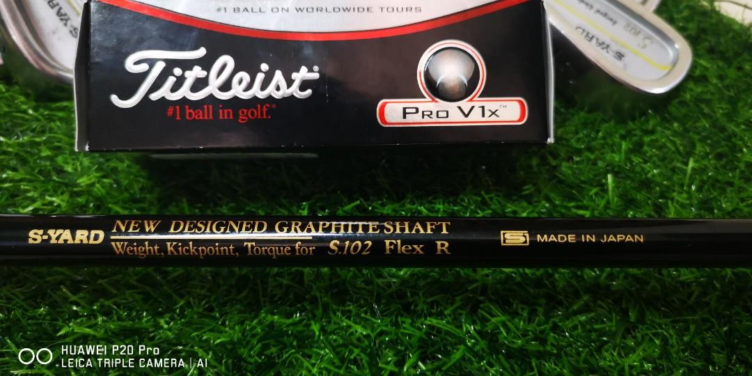 SYard S.102 Golf Iron Club Set_ Graphite Shaft, Sports Equipment