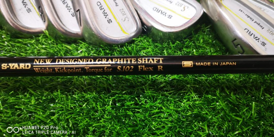 SYard S.102 Golf Iron Club Set_ Graphite Shaft, Sports Equipment