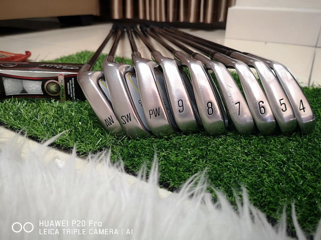 SYard S.102 Golf Iron Club Set_ Graphite Shaft, Sports Equipment