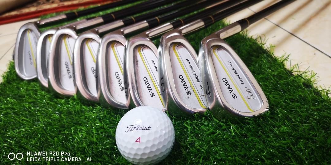SYard S.102 Golf Iron Club Set_ Graphite Shaft, Sports Equipment