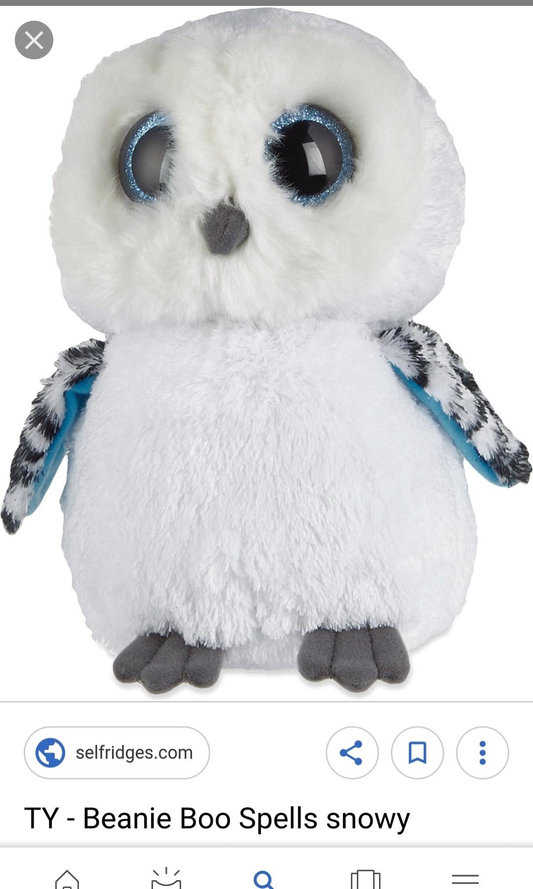 Spells the owl beanie boo 2025