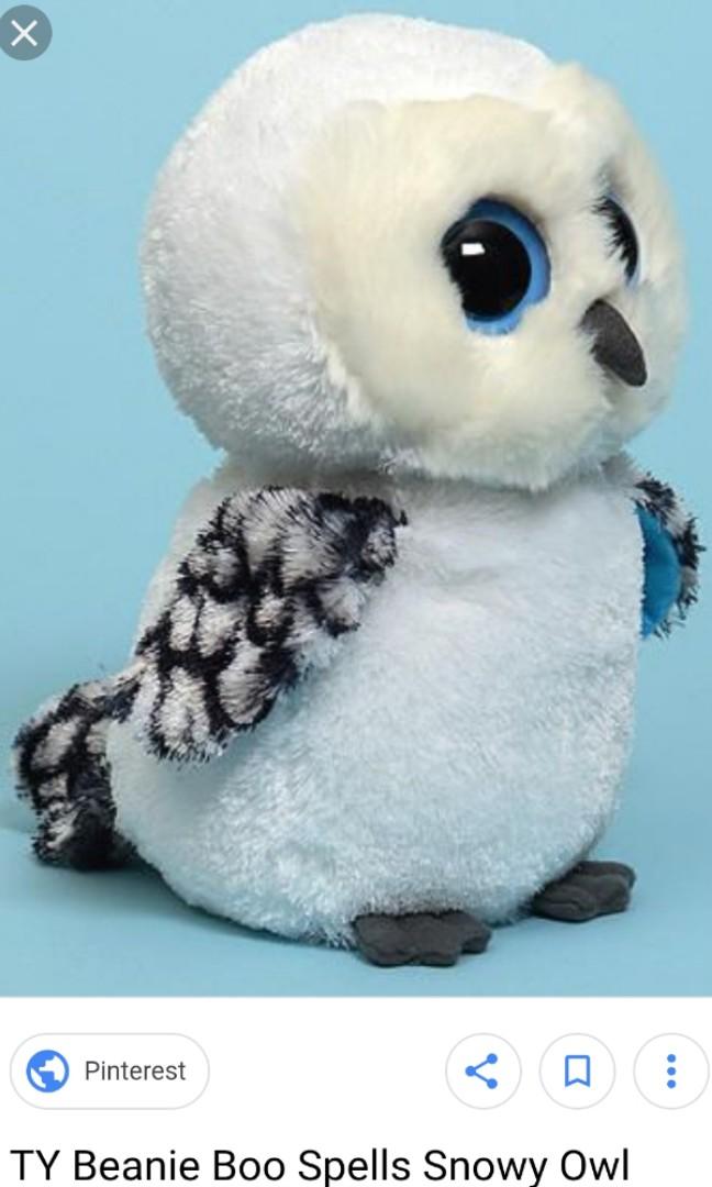 snowy owl beanie boo