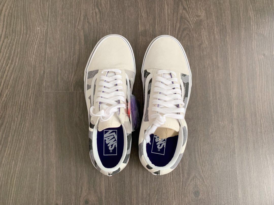 Vans old skool online snow camo