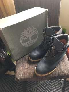 Timberland Boots Blue Suede