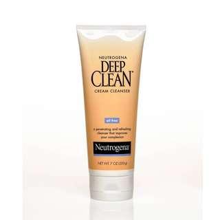 Neutrogena Deep Clean Cream Cleanser Oil Free 200g