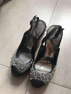 Pazzion Sparkly black shoes