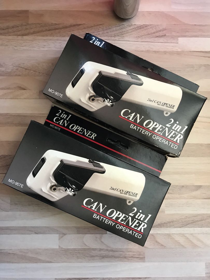 2in1 Can Opener [Battery operated], Furniture & Home Living, Cleaning