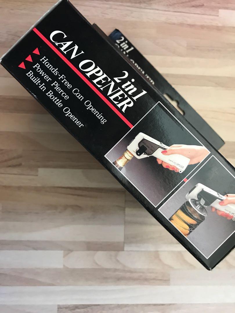 2in1 Can Opener [Battery operated], Furniture & Home Living, Cleaning