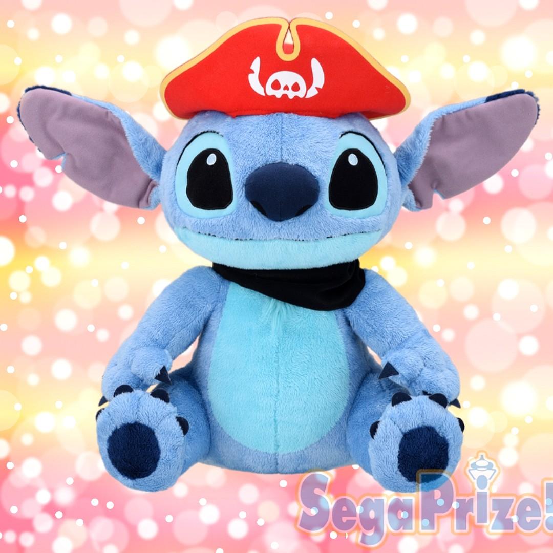 40cm Big Cute Japan Disney Pirate Hat Lilo Stitch Fluffy
