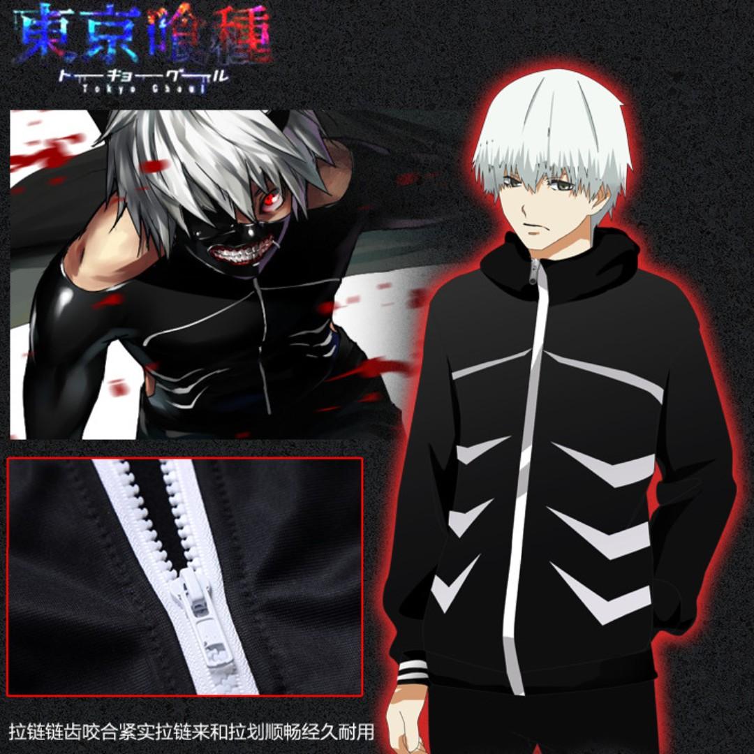 Kaneki jacket black sale