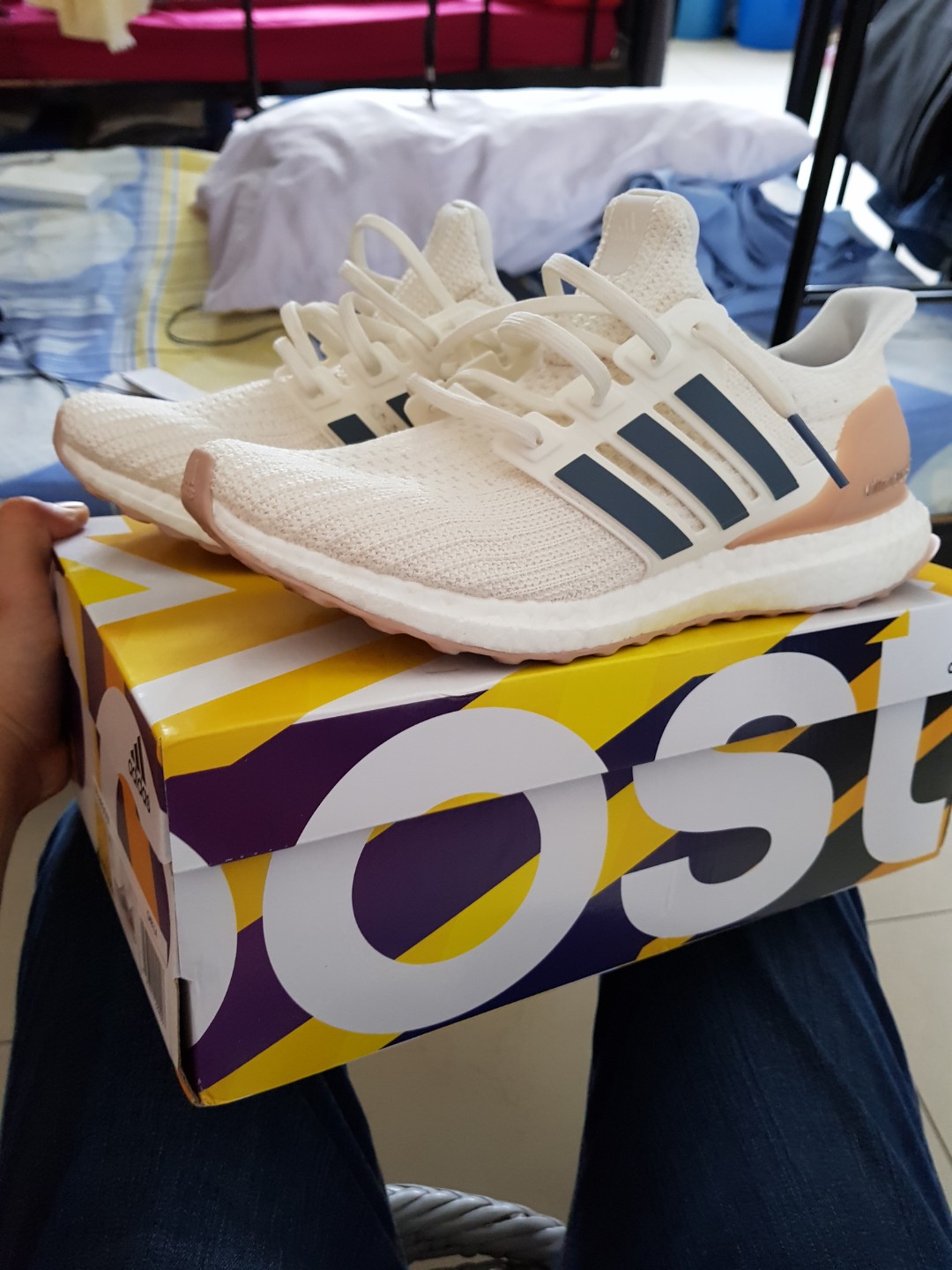 adidas ultra boost cloud white tech ink