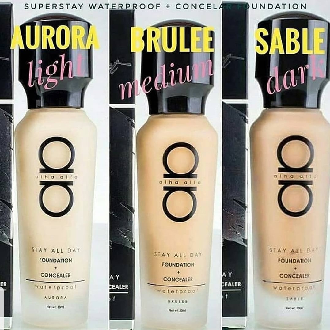 Alha Alfa Stay All Day Foundation Health Beauty Makeup On