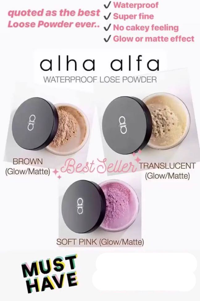 Alha Alfa Super Stay Fixing Powder Health Beauty Makeup On
