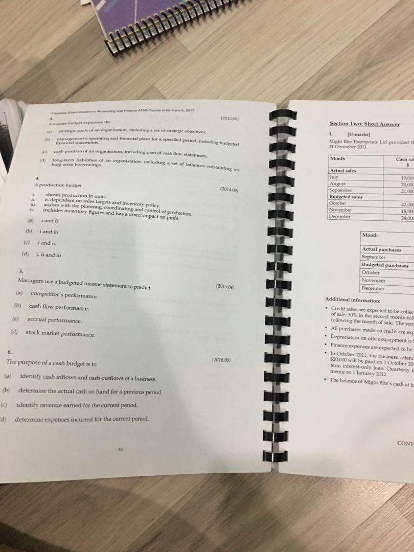Ausmat Accounting And Finance Past Year Book Textbooks On Carousell