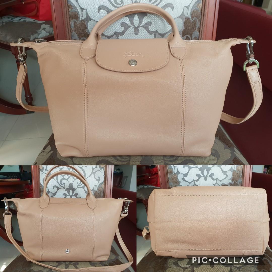 Longchamp Leather Le Pliage Cuir Extra Small Crossbody Bag, Luxury, Bags &  Wallets on Carousell