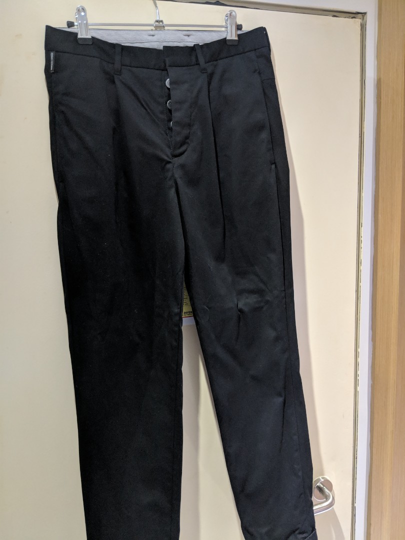 armani exchange black pants