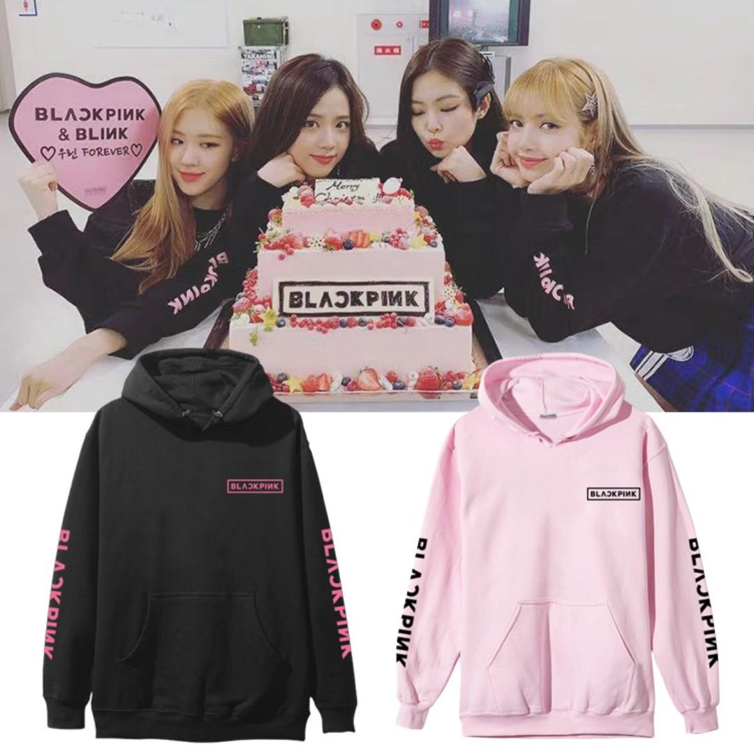 blackpink black hoodie