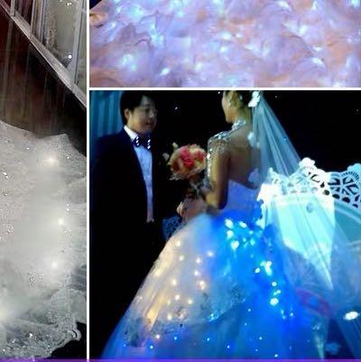 wedding dress led lights