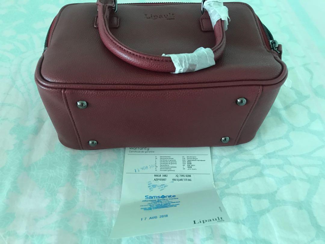 Lipault plume basic mini square tote bag hotsell
