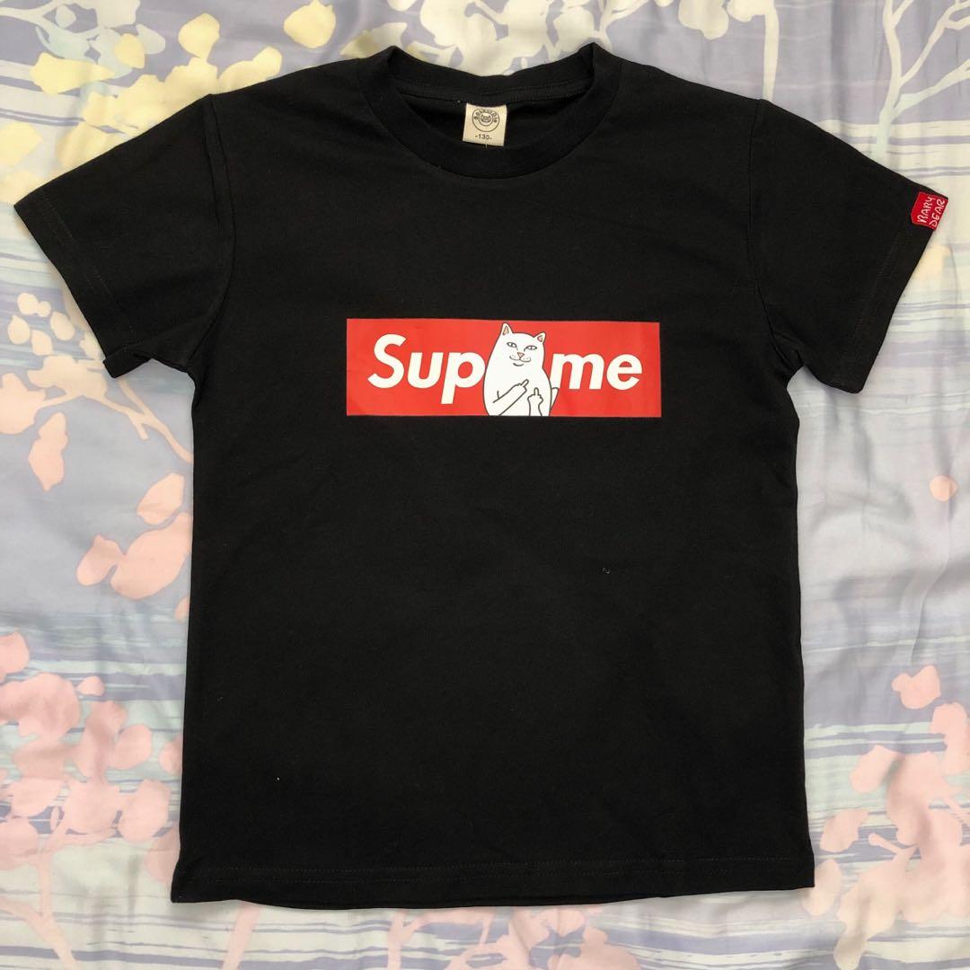 supreme kids shirt