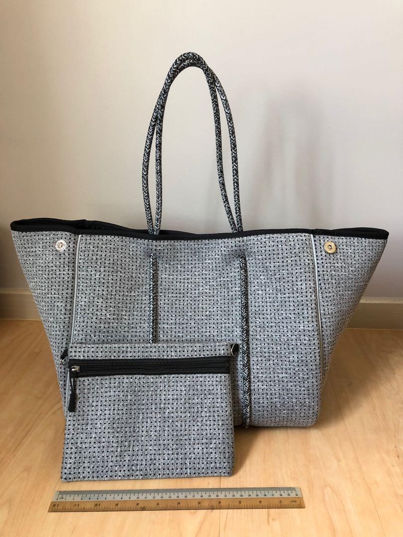 Chuchka Neoprene Tote Bag Women s Fashion Bags Wallets Tote Bags on Carousell