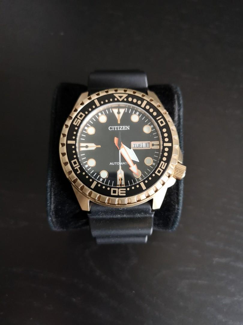 Citizen NH8383 17E Gold Automatic Dive Watch