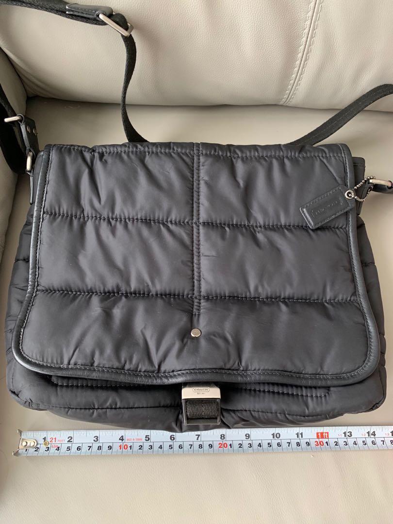 coach black side bag