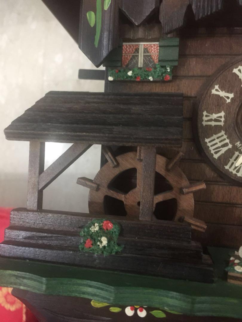 Cuckoo Clock musical vintage Germany Schneider with brand new gold ...