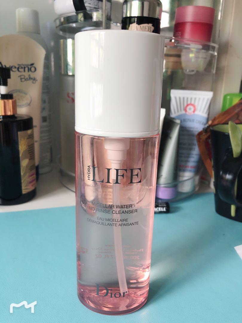 Micellar water no top rinse cleanser dior