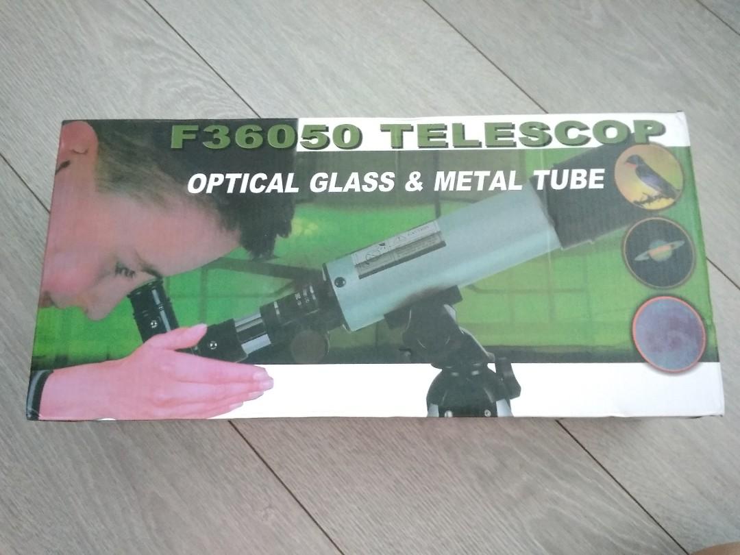F36050 Telescope Optical glass & metal tube, Toys & Games, Others on  Carousell