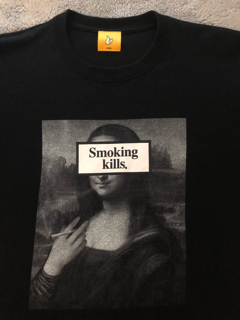 Fr2 Monalisa Smoking Kills Men S Fashion Clothes Tops On Carousell Fr2 Monalisa Smoking Kills Men S Fashion Clothes Tops On Carousell