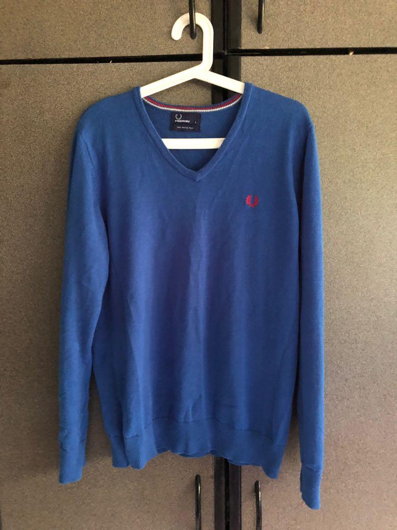 Fred perry wool store sweater