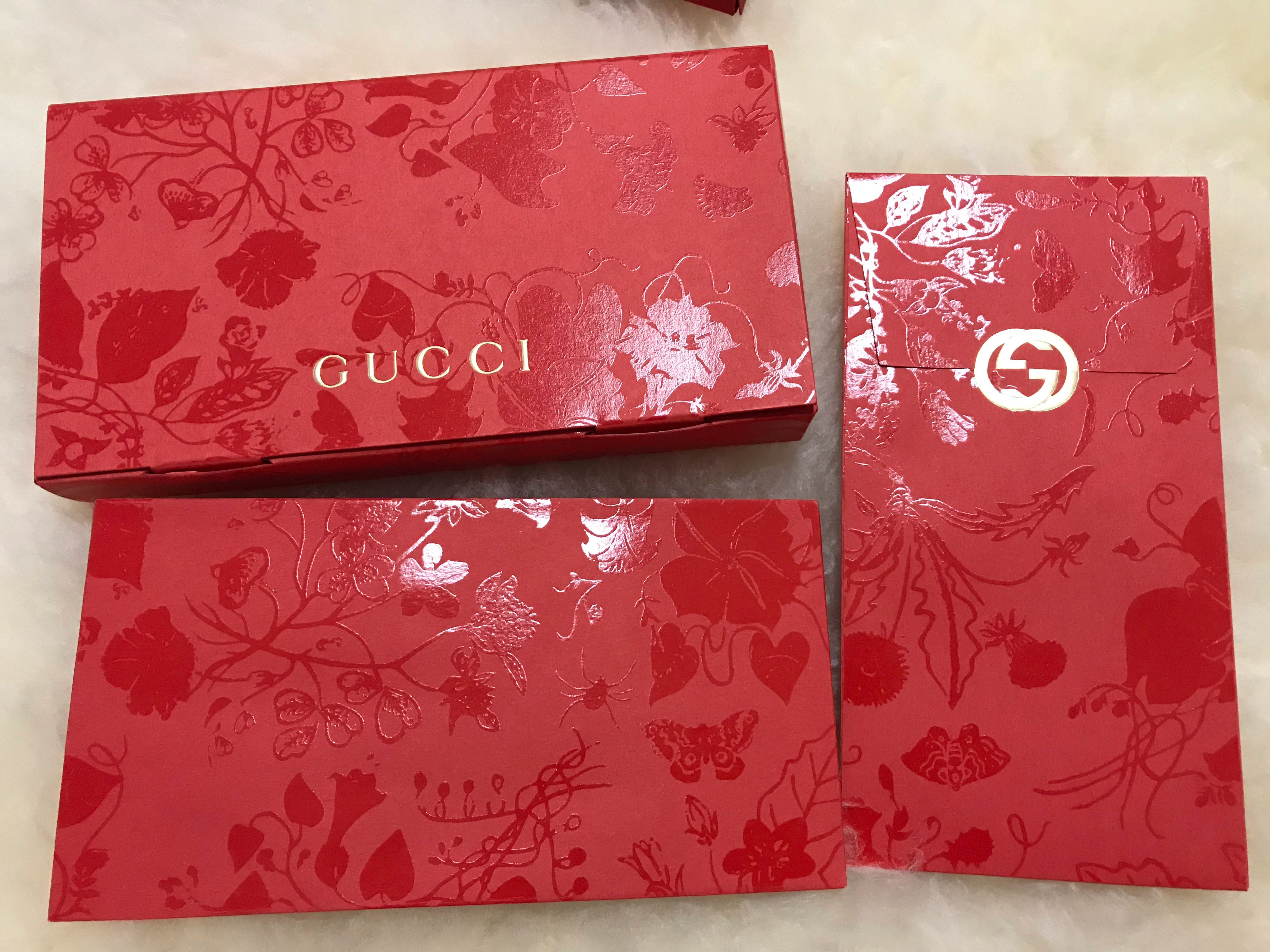 Gucci Red Packet, Hobbies & Toys, Stationery & Craft, Occasions & Party  Supplies on Carousell