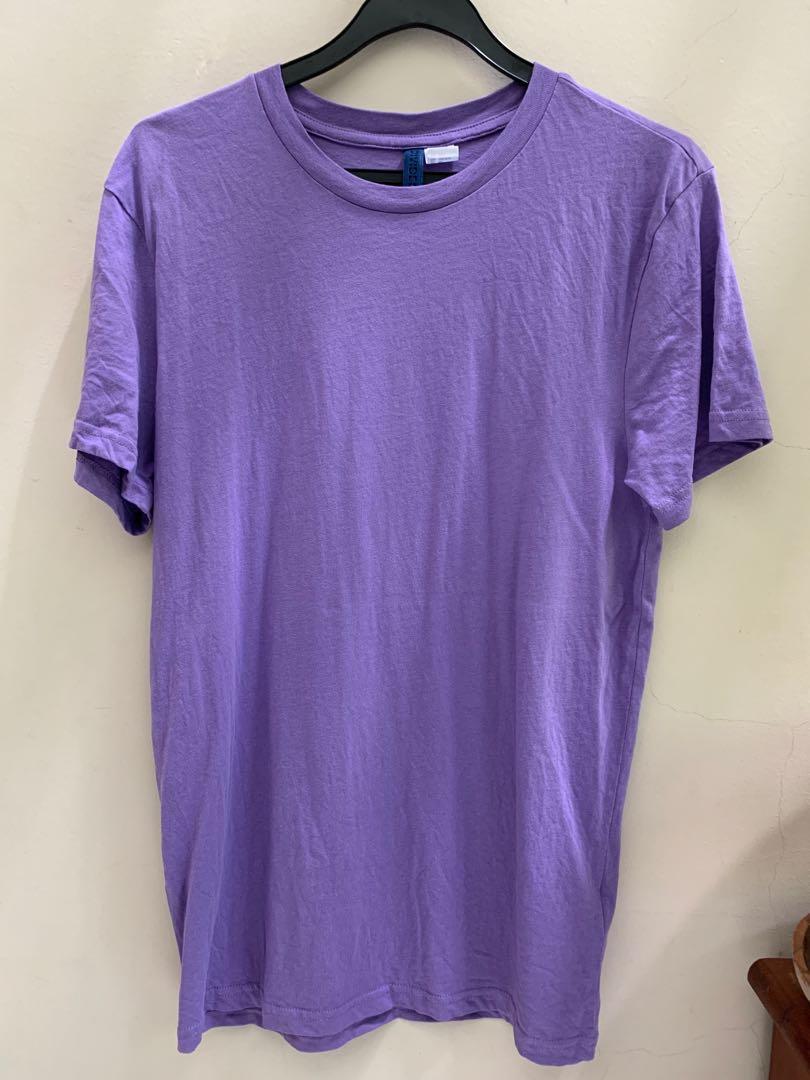 Purple crew neck t shirt Clearance