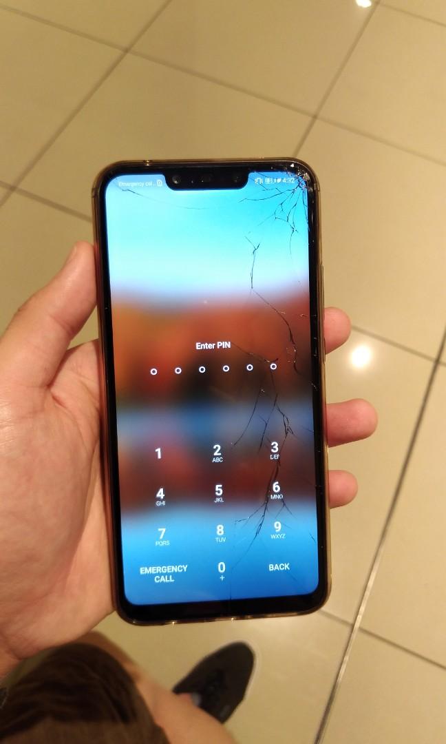 huawei nova 3i cracked screen