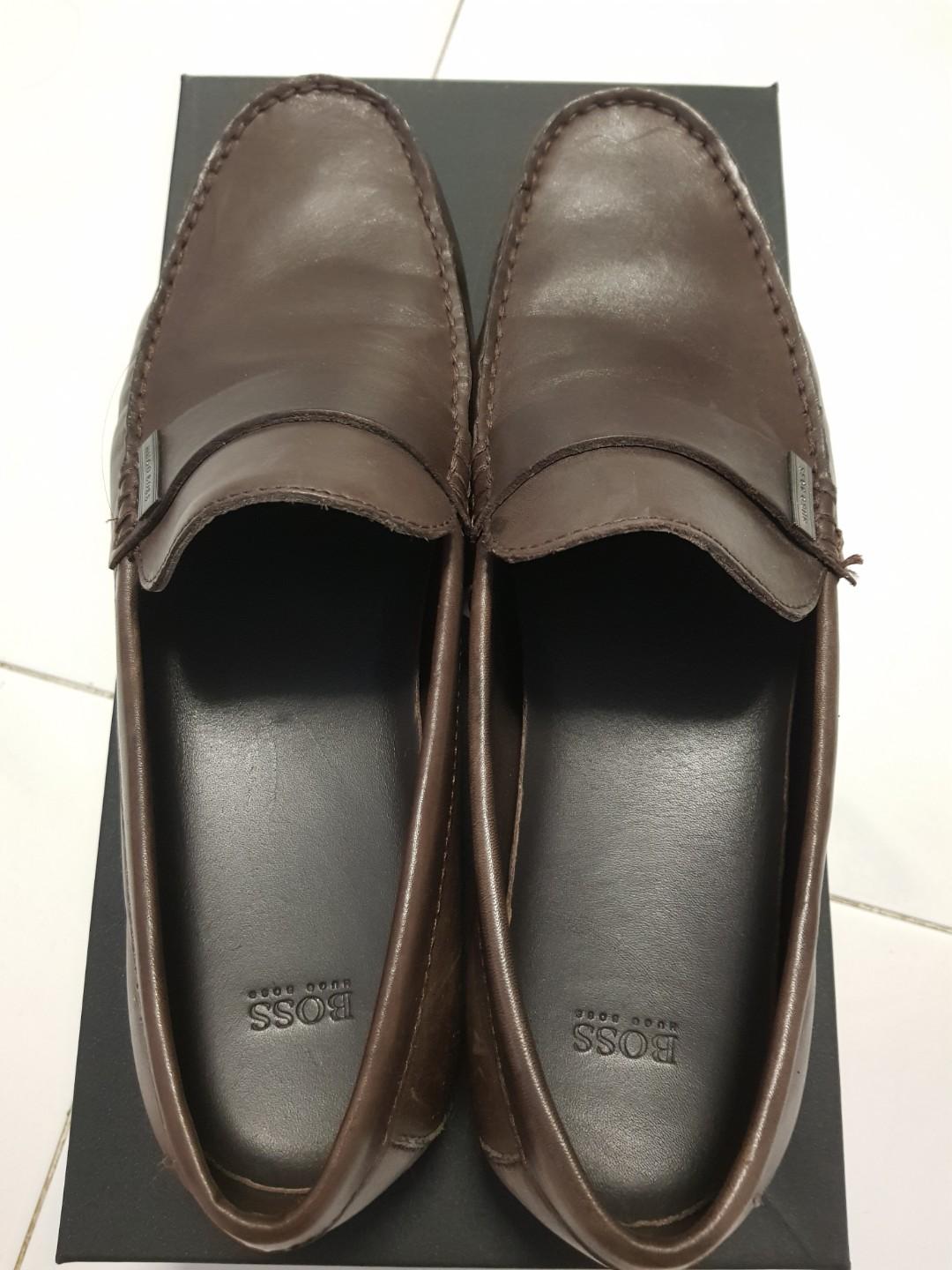 Hugo boss shoes loafers Clearance