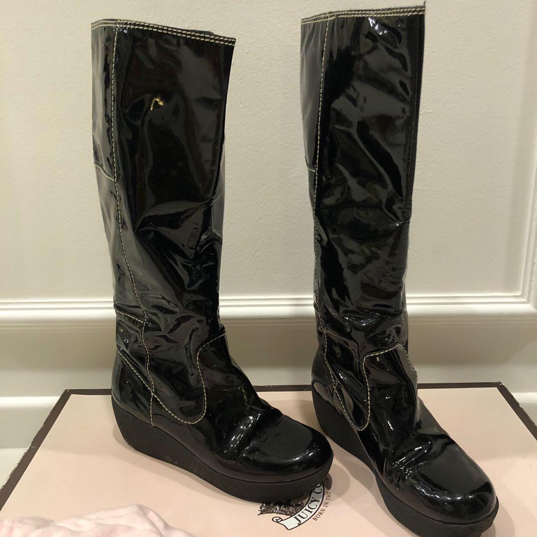 juicy couture black boots
