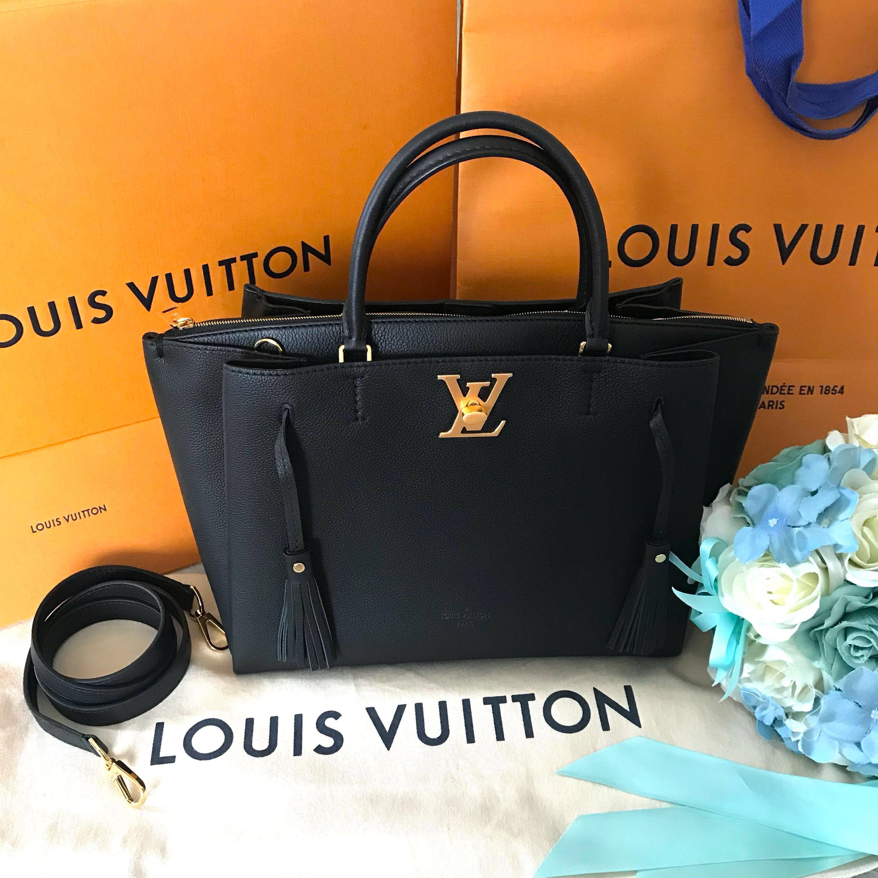 Louis Vuitton Lockme Go Tote Leather at 1stDibs