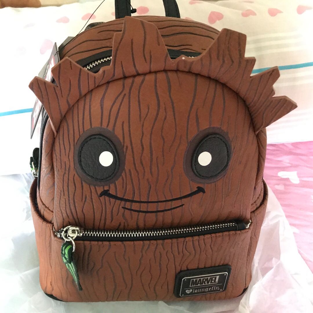 Loungefly baby groot backpack top