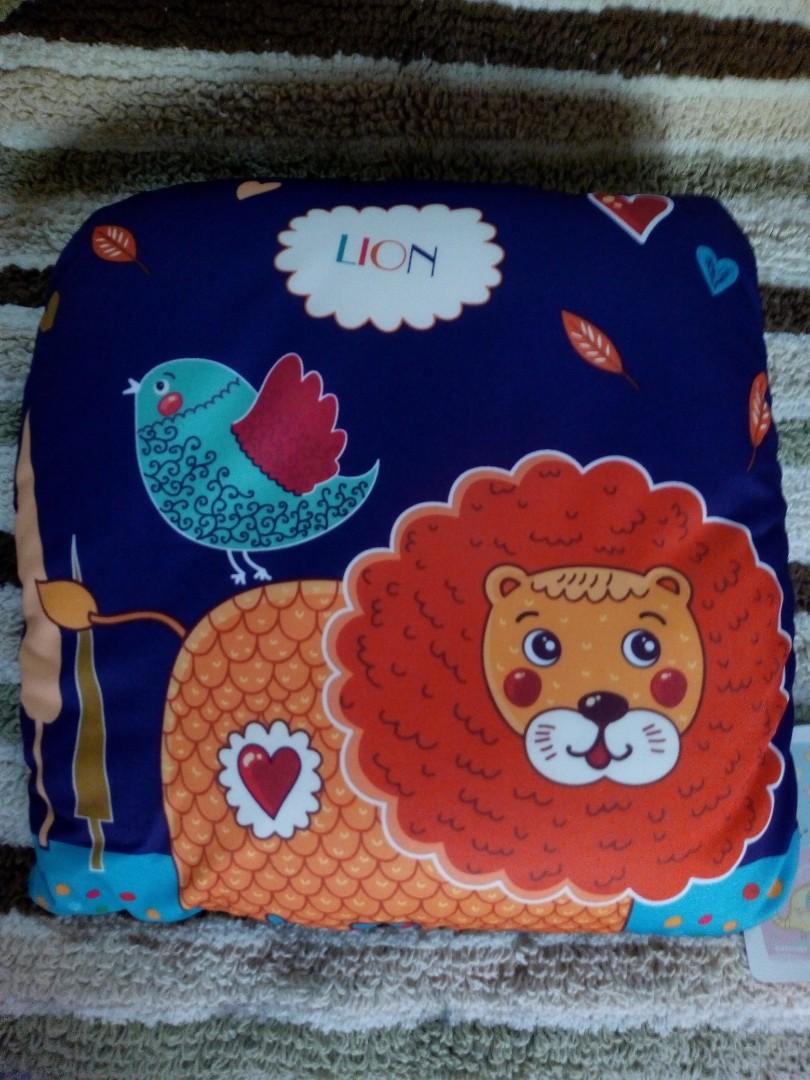 Microbead Pillow For Kids With Cute Lion Print On Carousell