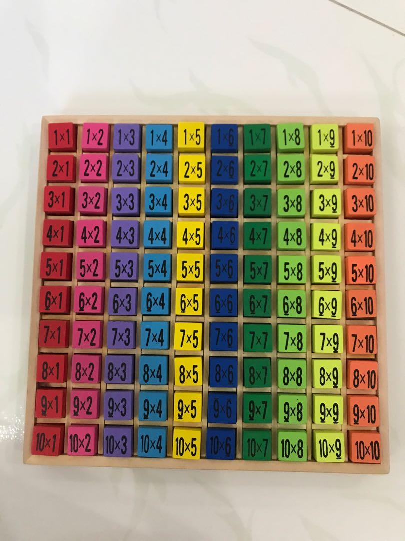 Multiplication Blocks Books Stationery Magazines Others On Carousell