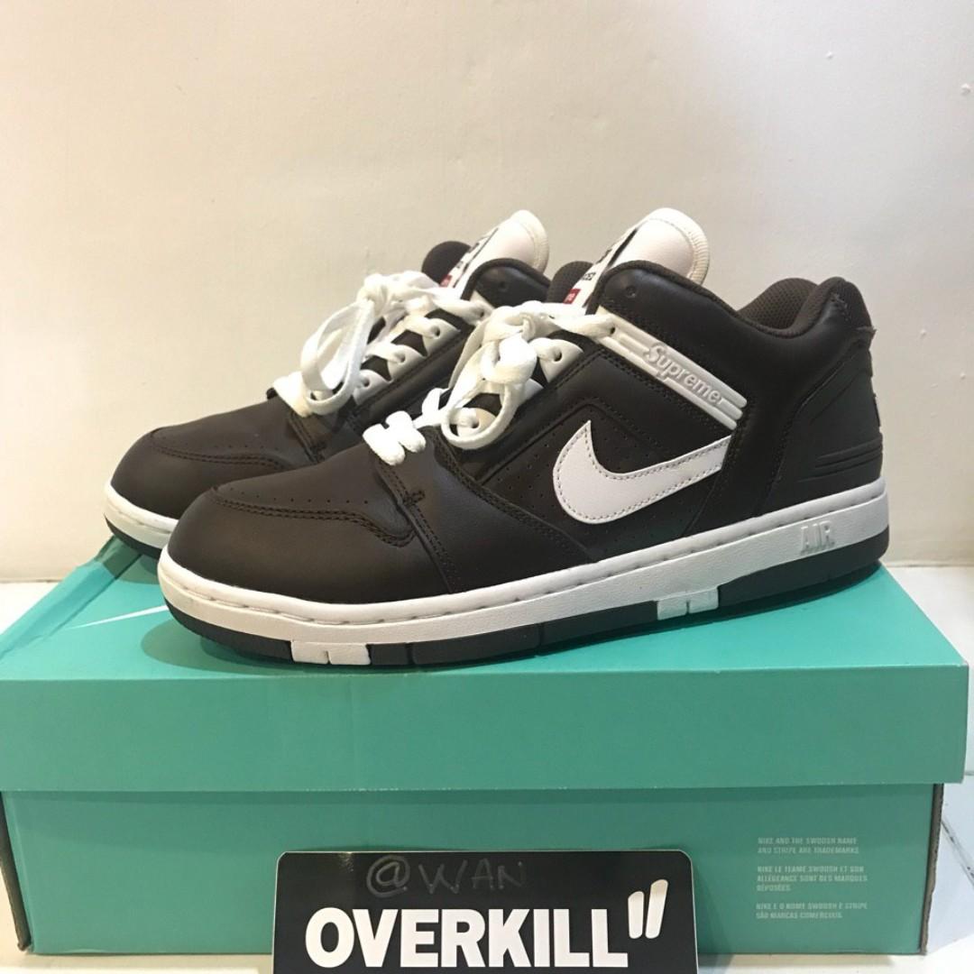 nike sb air force 2 low supreme brown