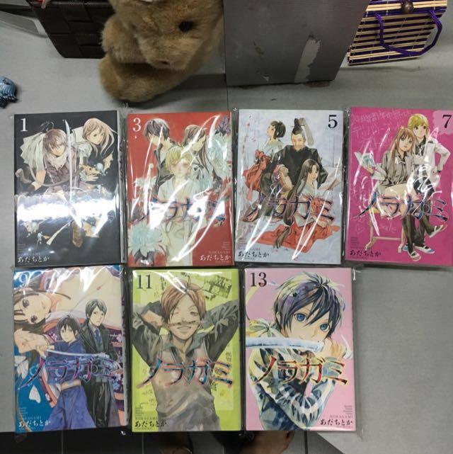 Noragami Japanese Manga Vol 1 10 12 Entertainment J Pop On