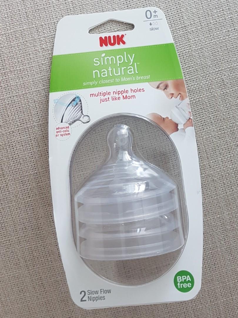 nuk latex slow flow teats