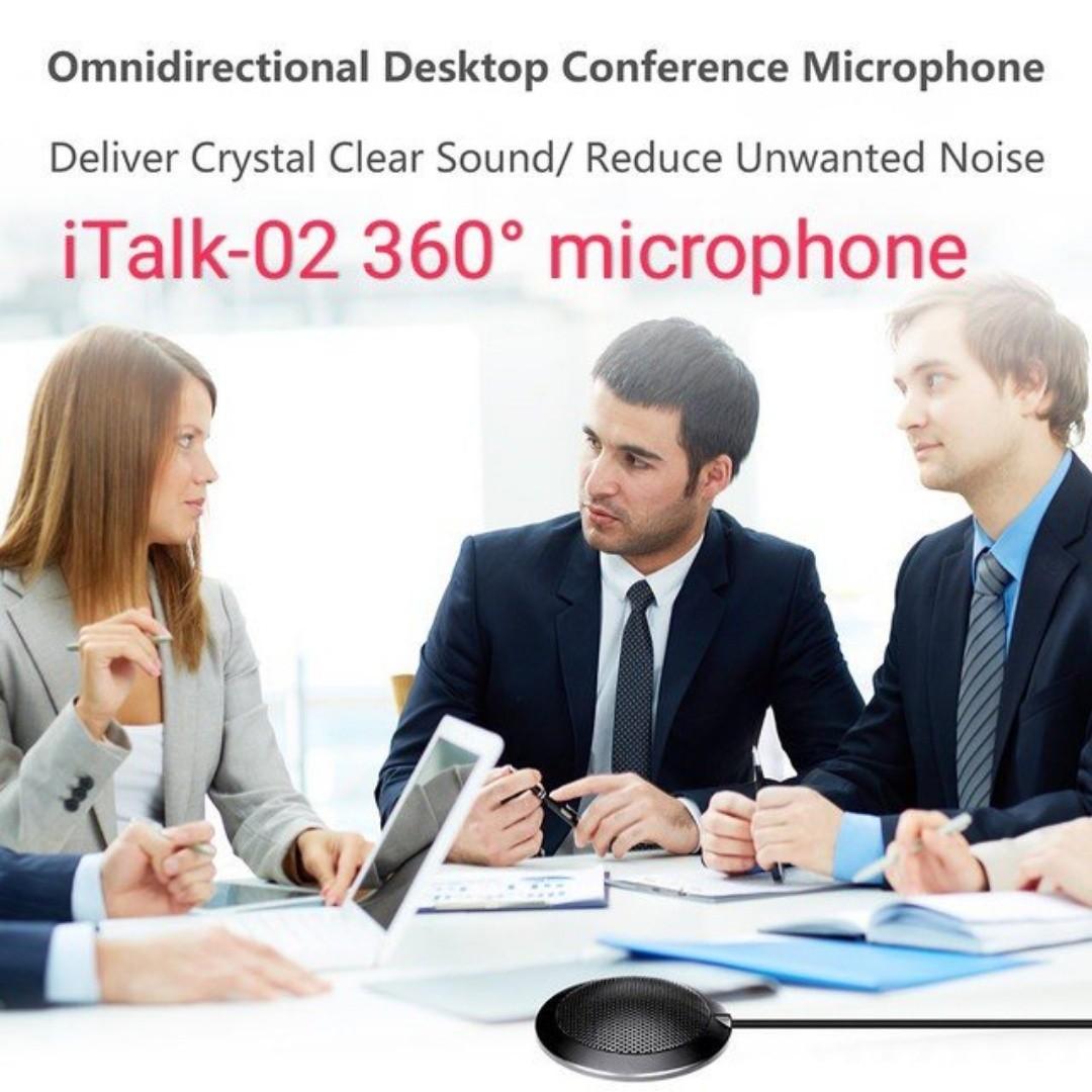 Omnidirectional Condenser Microphone High Qualityaudio Conference Microphone Amplifier Office Pc With 3m Usb Cable Plug N Play For Pc And Mac Electronics Others On Carousell