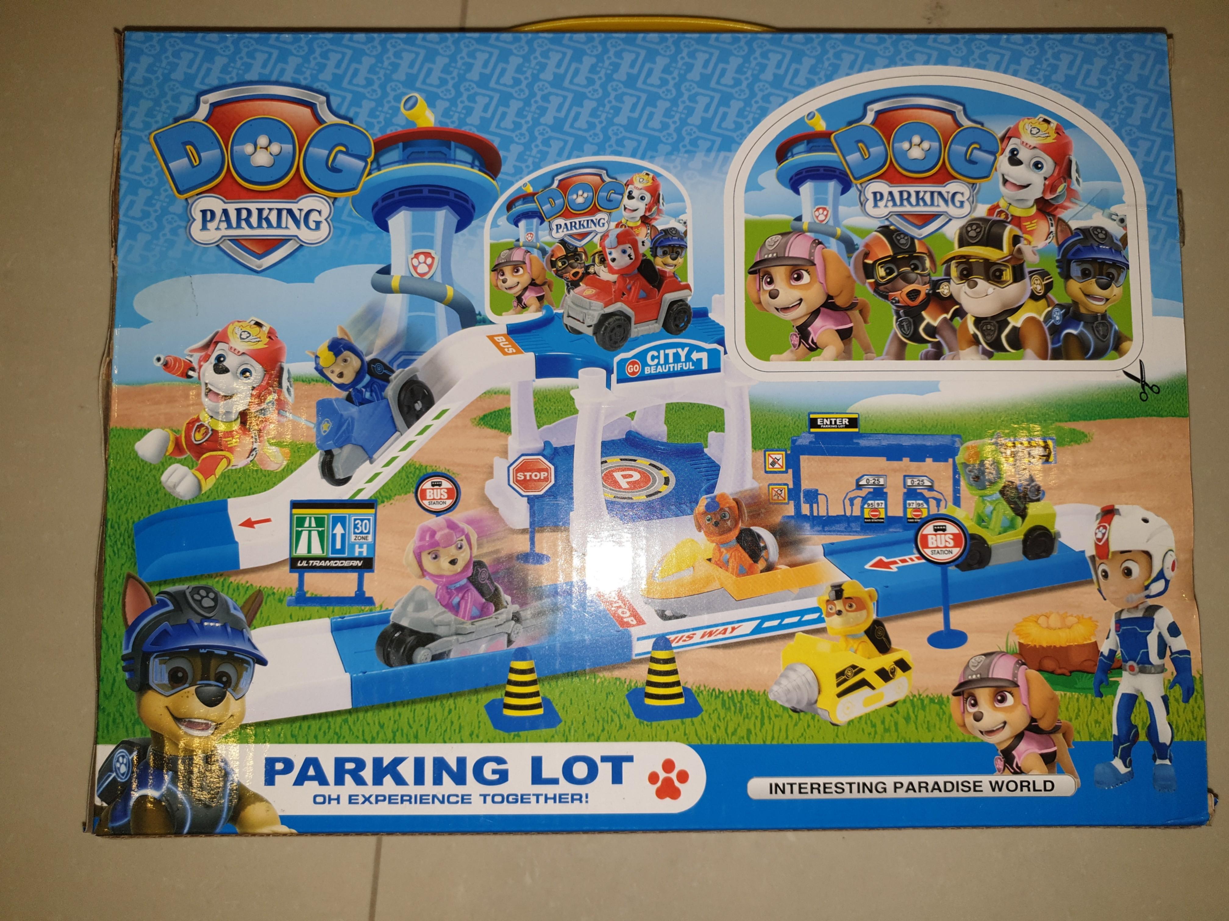 paw patrol parking garage