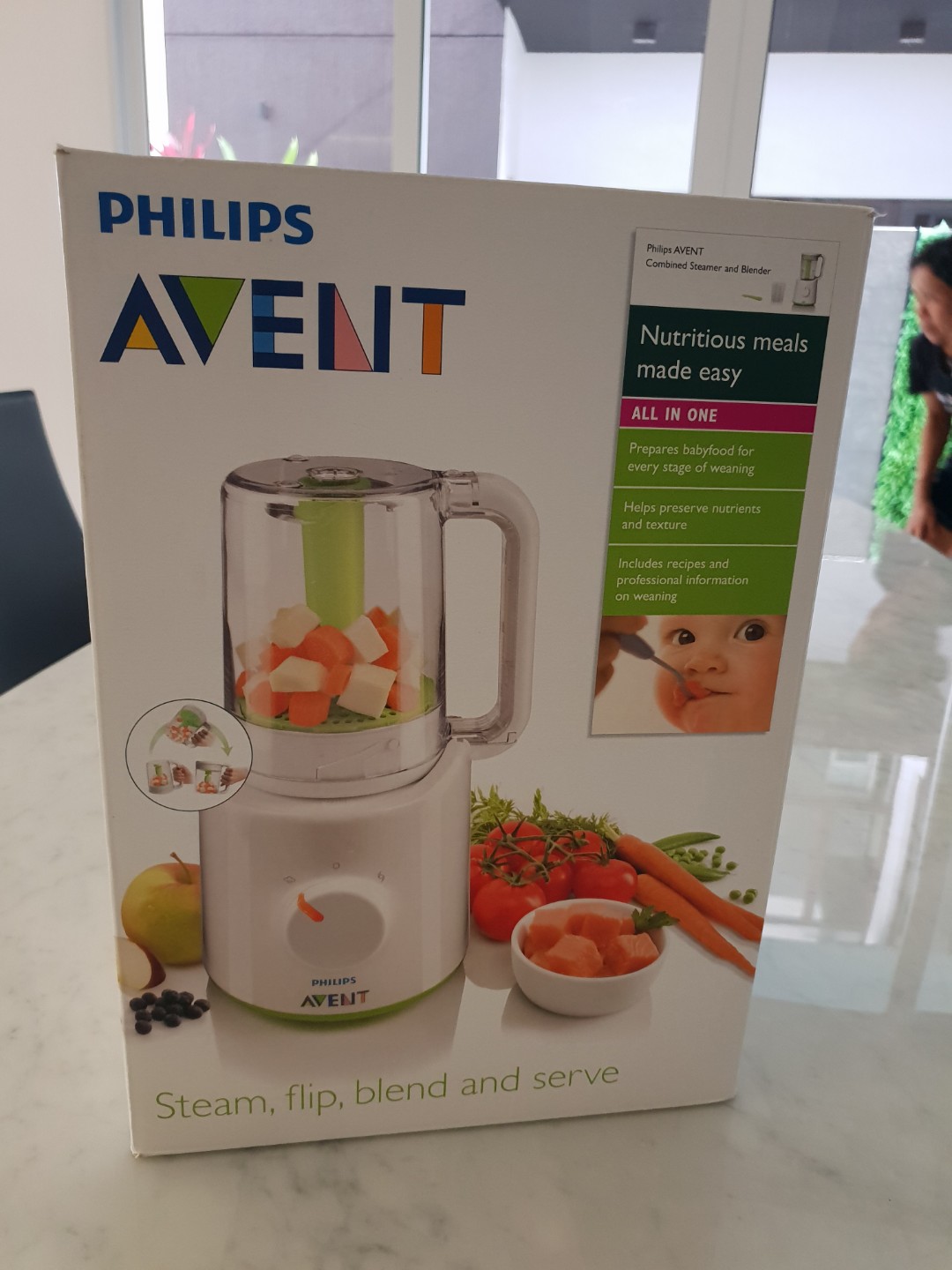 philips steam and blend